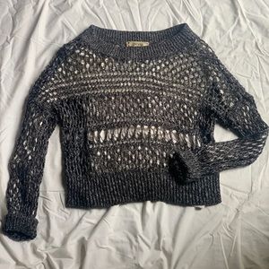 3/$15 Grey Loose-knit sweater